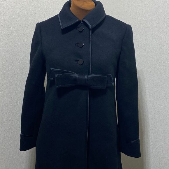 Vintage Zelinka Matlick Black Wool No Size Tag See Measurements - Picture 2 of 12